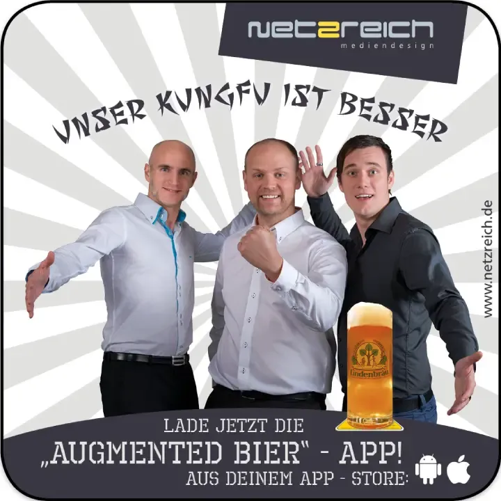 Bierdeckel Kungfu