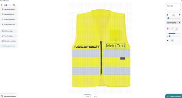Korntex Onlineshop im Browser geöffnet